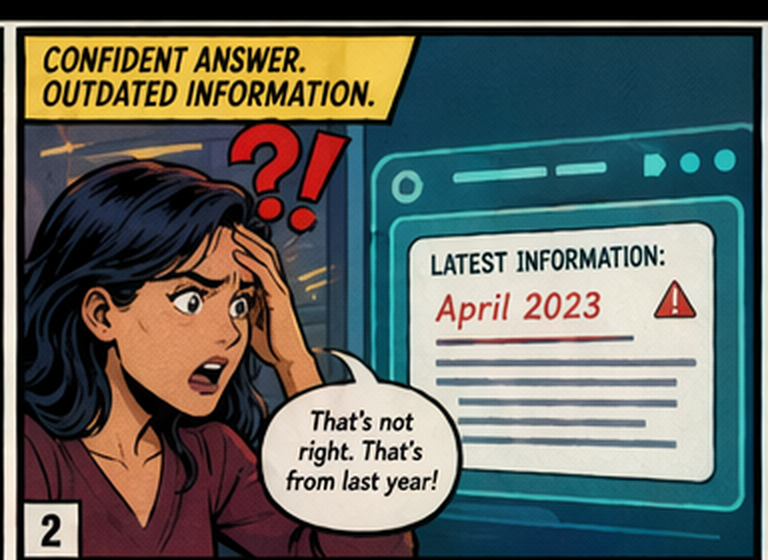 Confident answer, outdated information