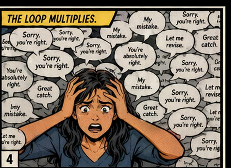 The loop multiplies