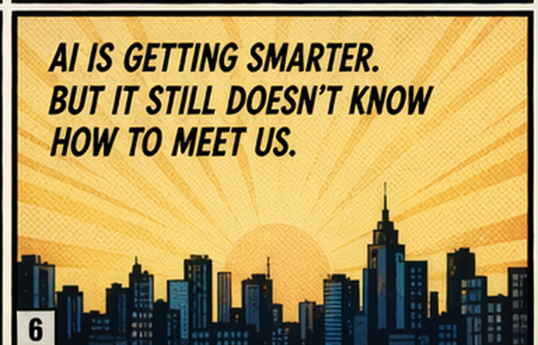 AI is getting smarter but still doesn't know how to meet us